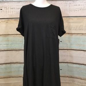 NWT - Lularoe Black Carly Swing Dress
